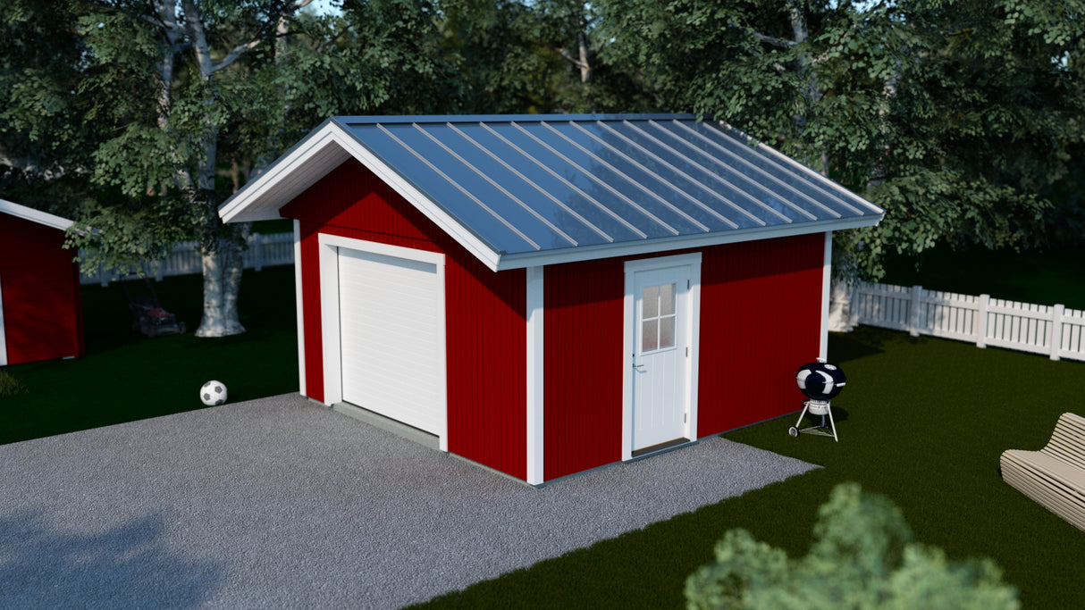 Attefallsgarage Abisko M2 24 kvm