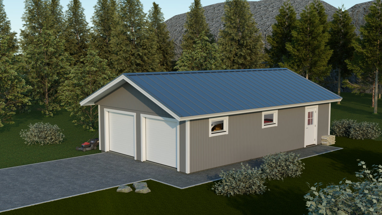 Dubbelgarage Kebne M1 75 kvm