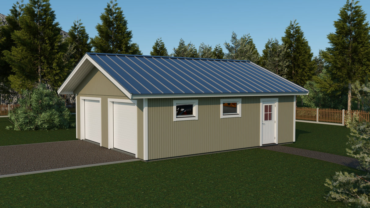 Dubbelgarage Nikka M1 63 kvm