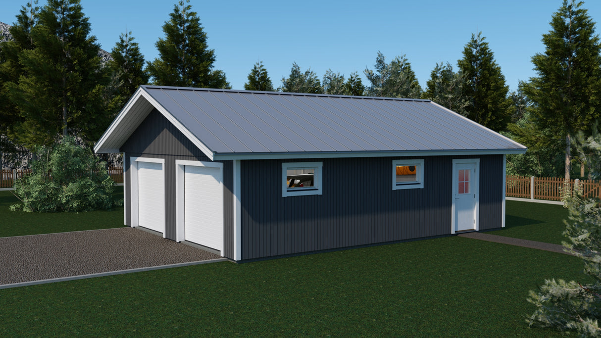 Dubbelgarage Sälka M1 72 kvm