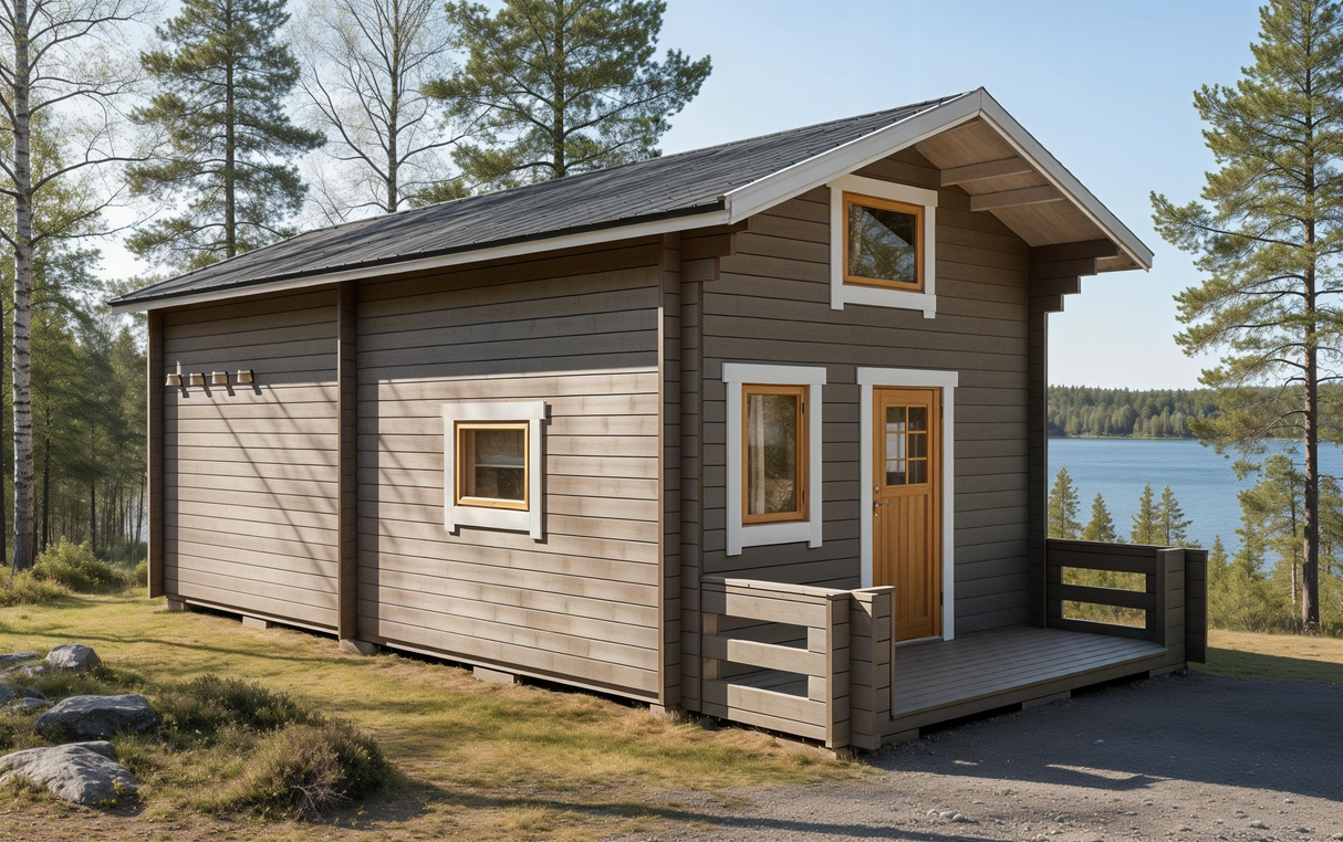 Attefallshus Altappen Loft 30 kvm