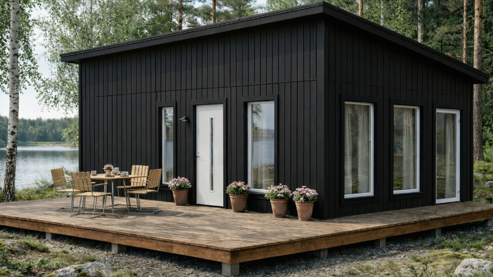 Hytte Kvistholmen 1 rom, Kjøkken/stue og toalett 40kvm