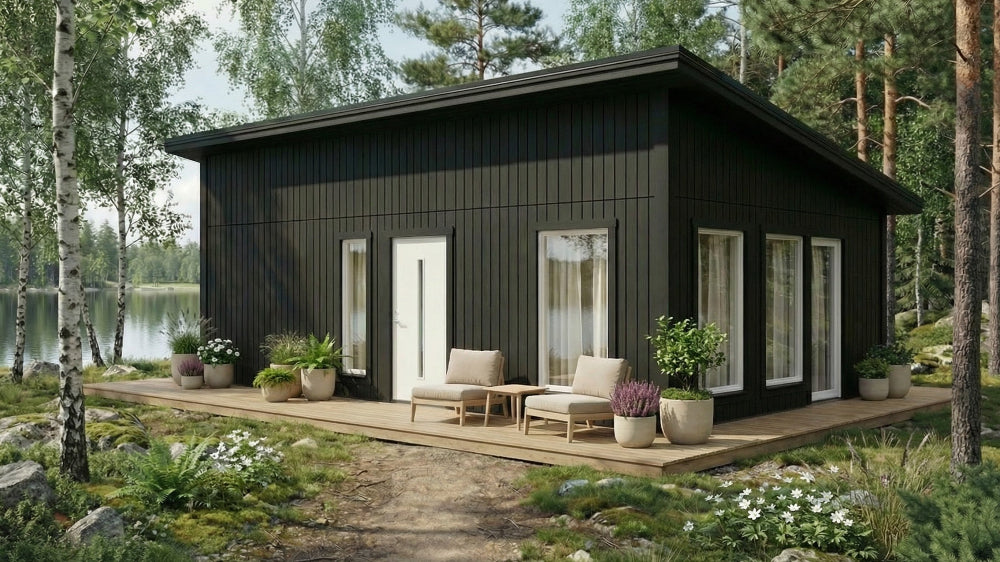 Hytte Vikskär 2 rom, Stue/kjøkken og toalett 48kvm