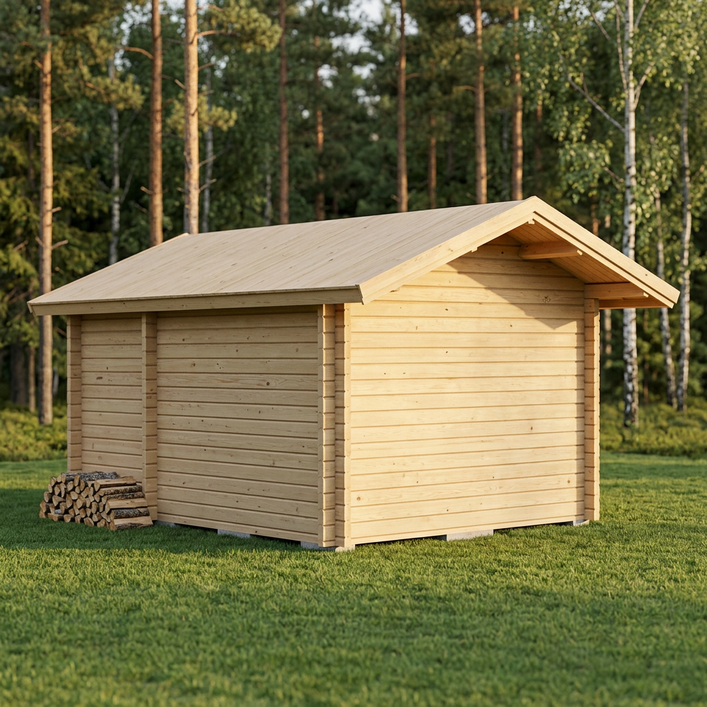 Bastustuga tät grundmodell 15 kvm