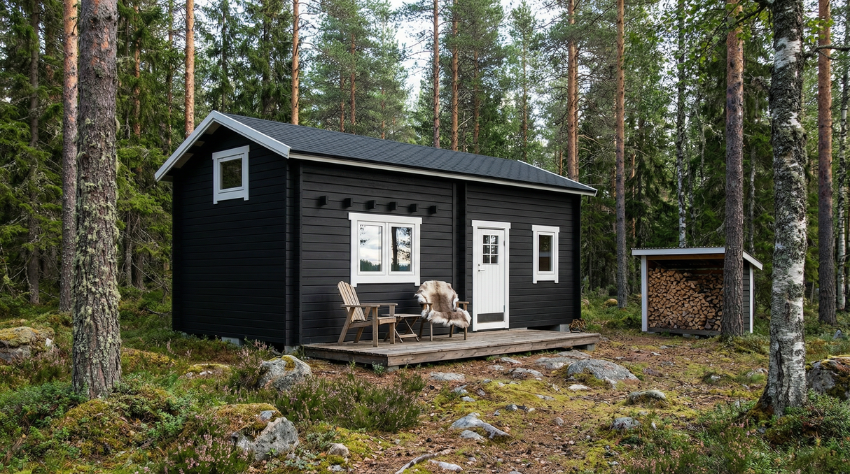 Attefallshus Brusan Loft Torp 30 kvm