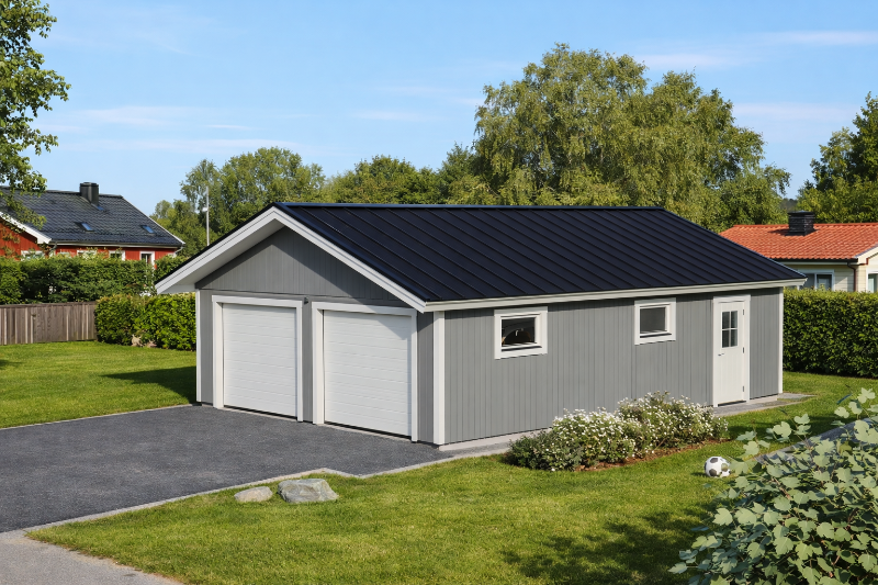 Dubbelgarage Gränsen 66 kvm