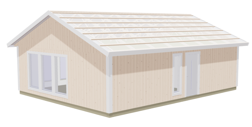 Fritidshus Borgafjäll 2 rum Kök/allrum och toalett 72 kvm