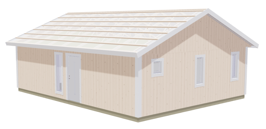 Fritidshus Borgafjäll 2 rum Kök/allrum och toalett 72 kvm