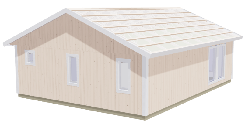 Fritidshus Borgafjäll 2 rum Kök/allrum och toalett 72 kvm