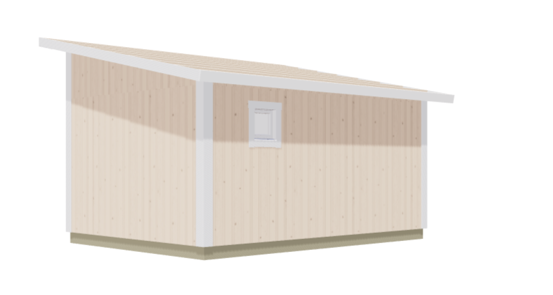 Attefallshus Ledskär kök/allrum och toalett 22kvm