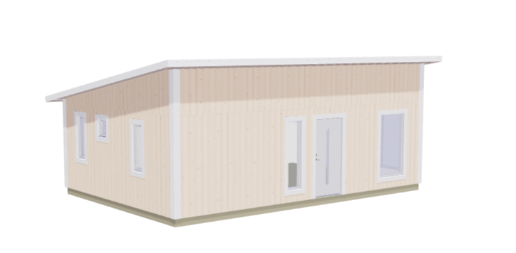 Hytte Vikskär 2 rom, Stue/kjøkken og toalett 48kvm