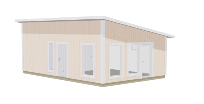 Hytte Vikskär 2 rom, Stue/kjøkken og toalett 48kvm