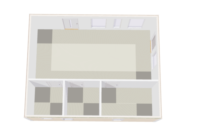 Attefallshus Åskär 2 rum Kök/allrum och toalett 50kvm