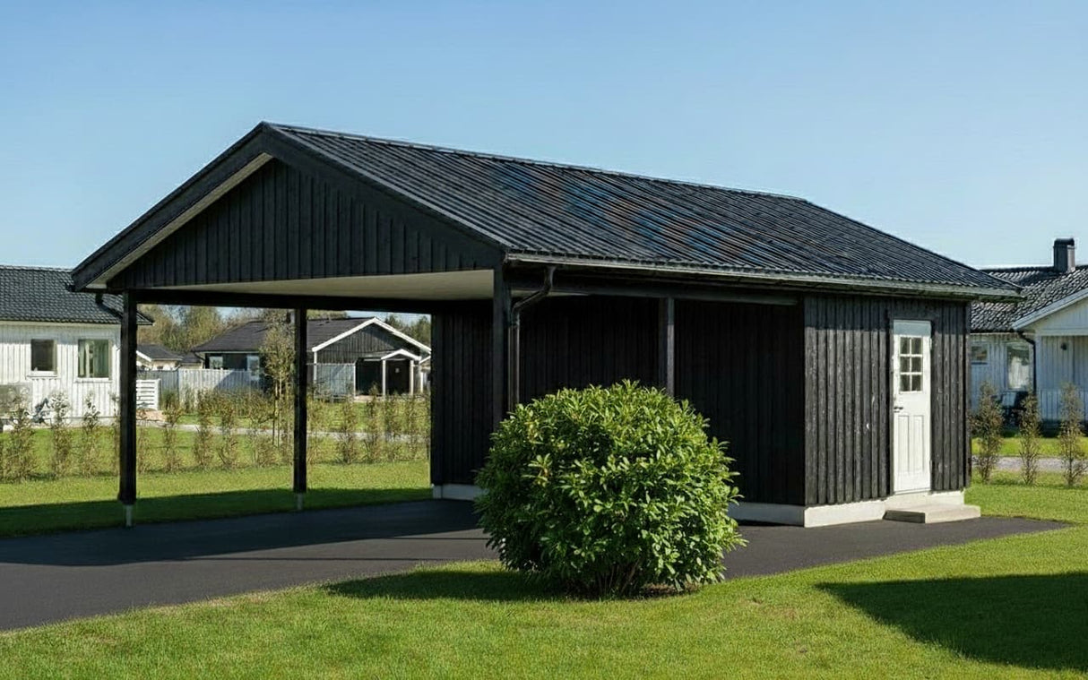 Storhällan carport med förråd 48 kvm