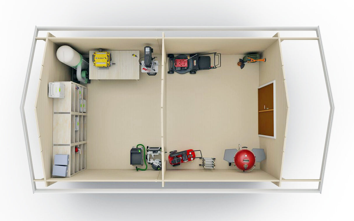 Attefallsförråd Sulan 24 kvm