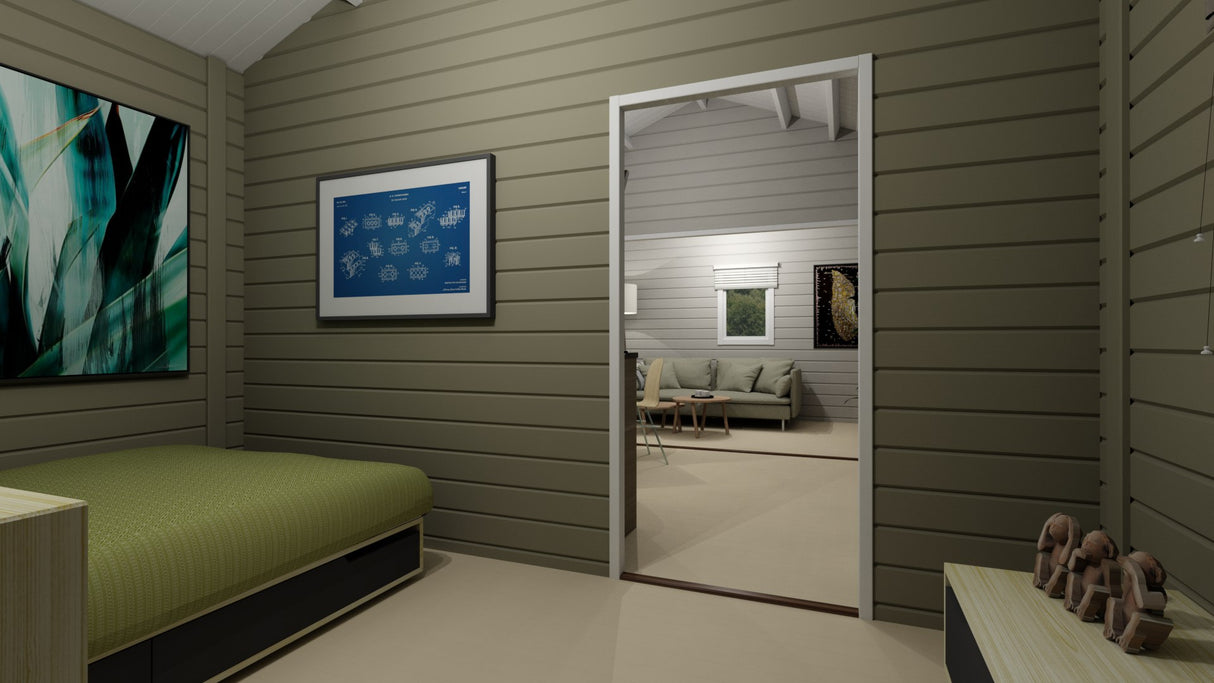 Attefallshus Aspen Torp 30 kvm med tre rum