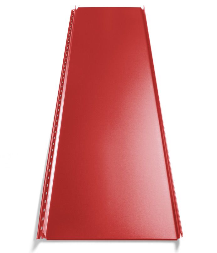 Plåttak Bandtäckningsprofil Modulhus (Röd)