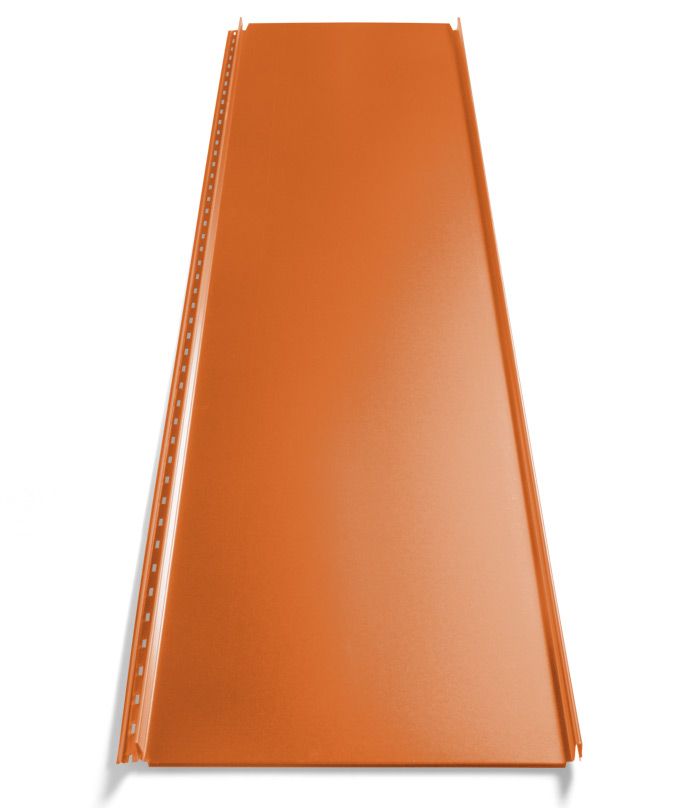 Plåttak Bandtäckningsprofil Modulhus (Tegelröd)