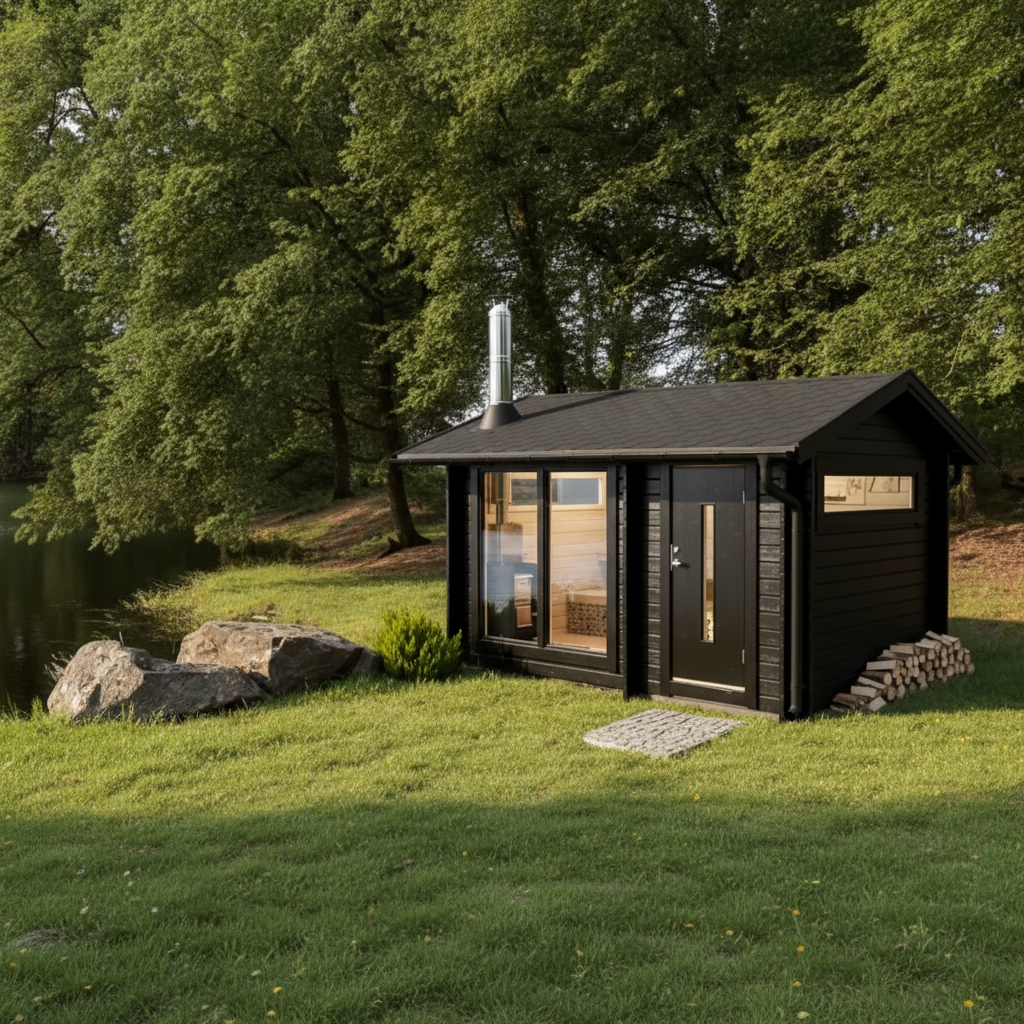 Komplett badstupakke Granskær Badstue DL 11 kvm & Harvia 20 Pro