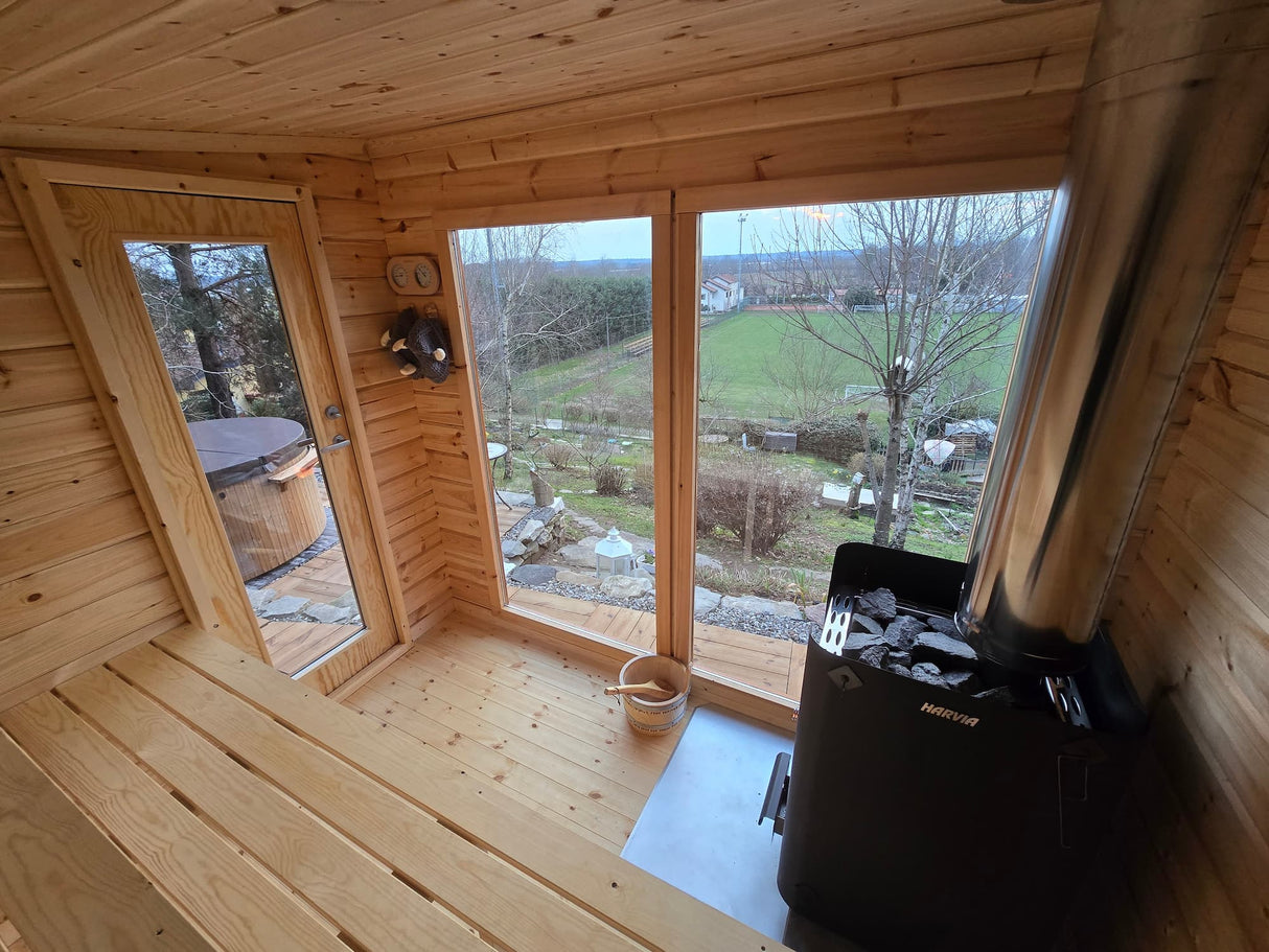 Badstue Stor-Kløssand med skråtak 5 kvm