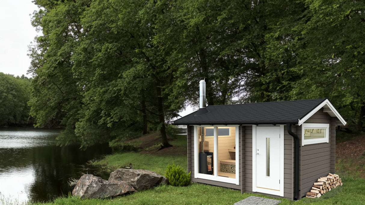 Bastupaket Granskär med Bastu DL 11 kvm & Harvia 20 Pro