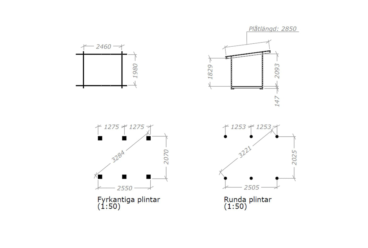Bastustuga tät grundmodell funkis 5 kvm