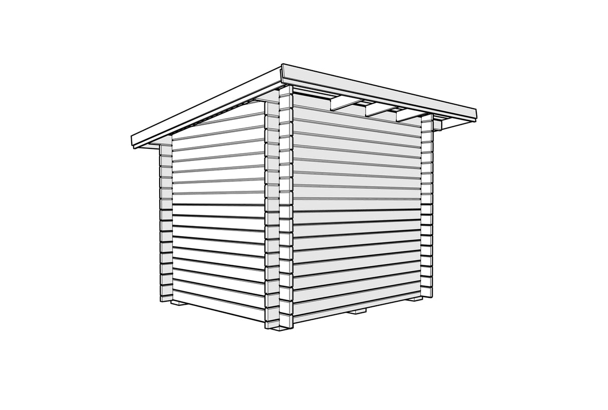 Bastustuga tät grundmodell funkis 5 kvm