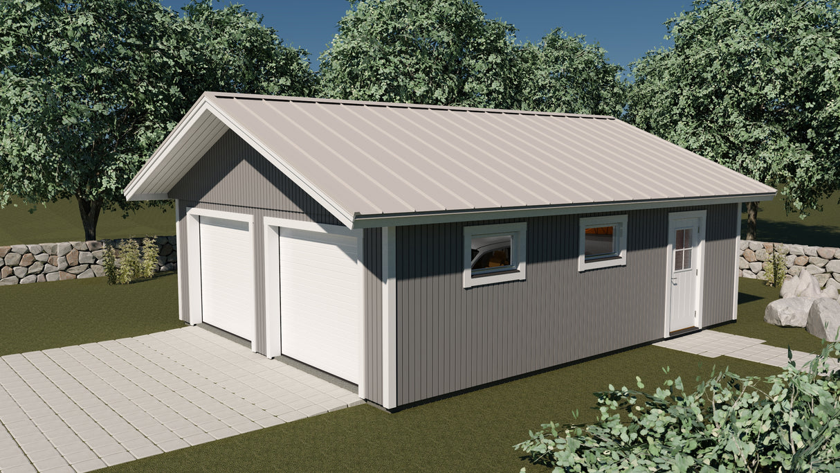 Dubbelgarage Sitas M1 58 kvm