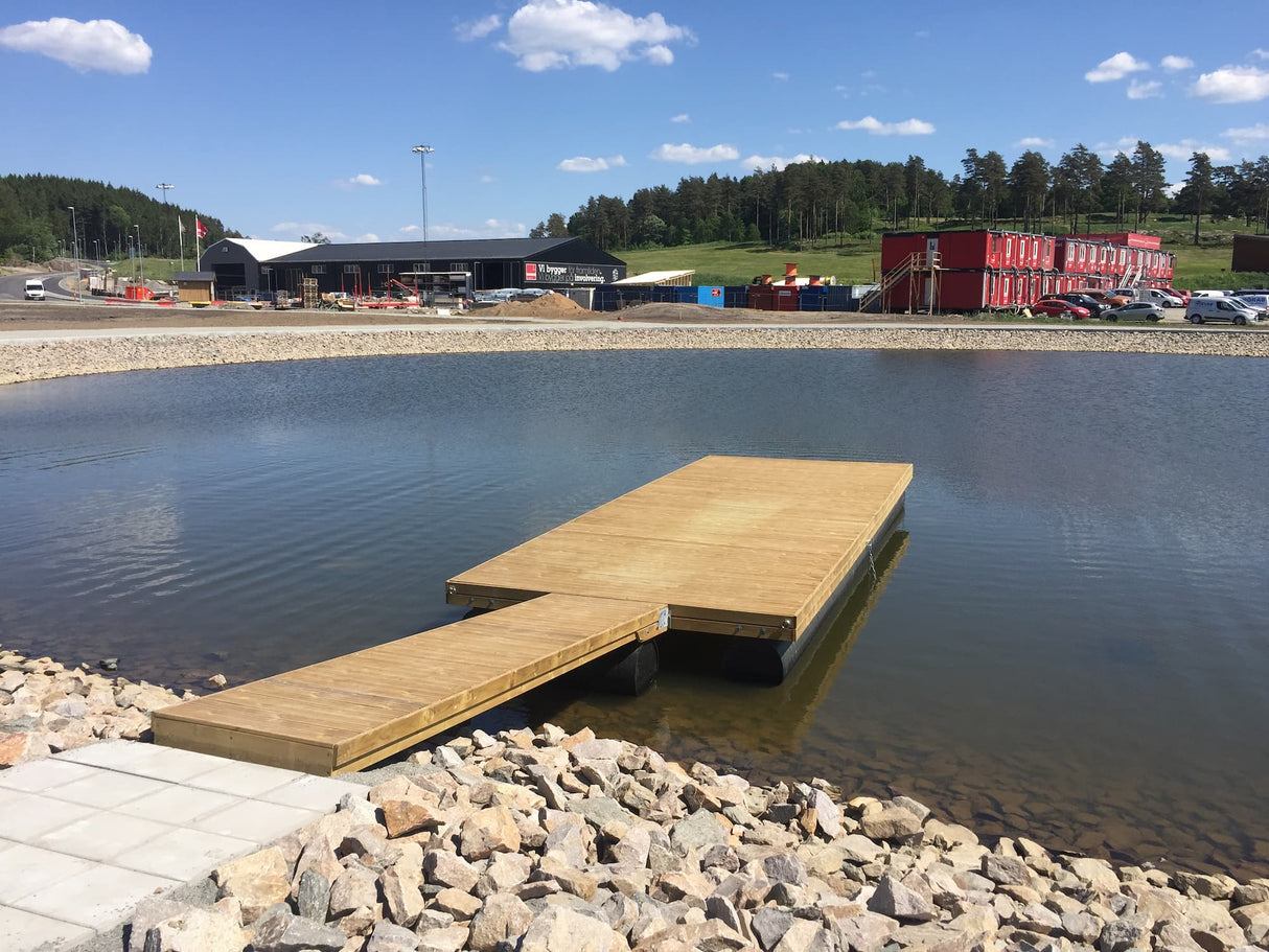 Premiumbrygga 6m med Landgång 4,2m