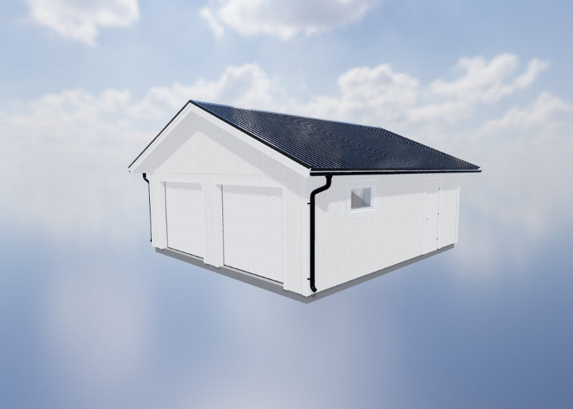 Dubbelgarage Syter 50 kvm