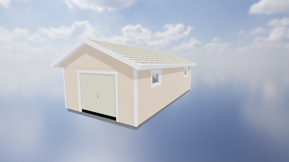 Enkelgarage Marsfjäll 47 kvm