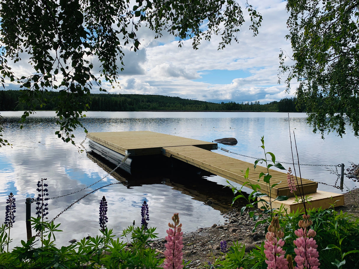 Premiumbrygga 6m med Landgång 4,2m