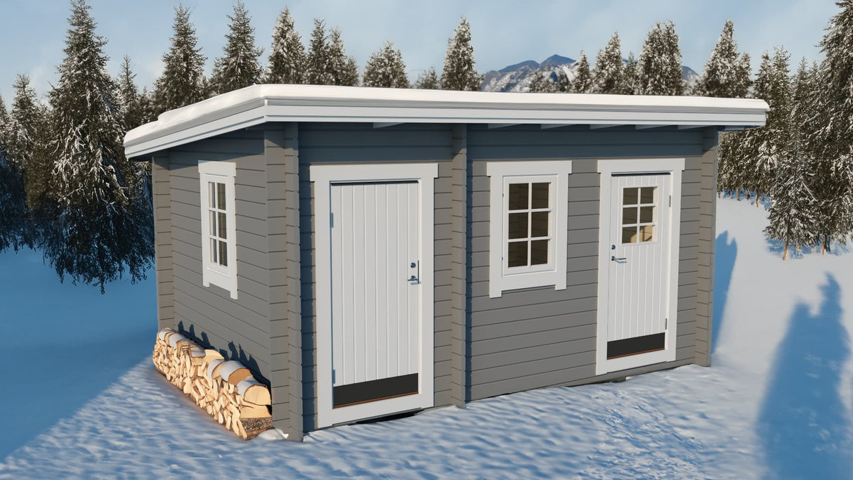 Friggebod Siken Kombi Funkis 15 kvm