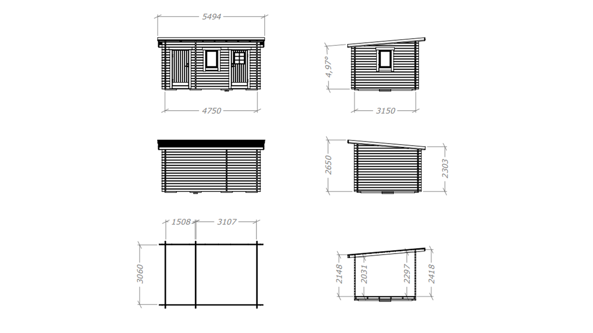 Friggebod Siken Kombi Funkis 15 kvm