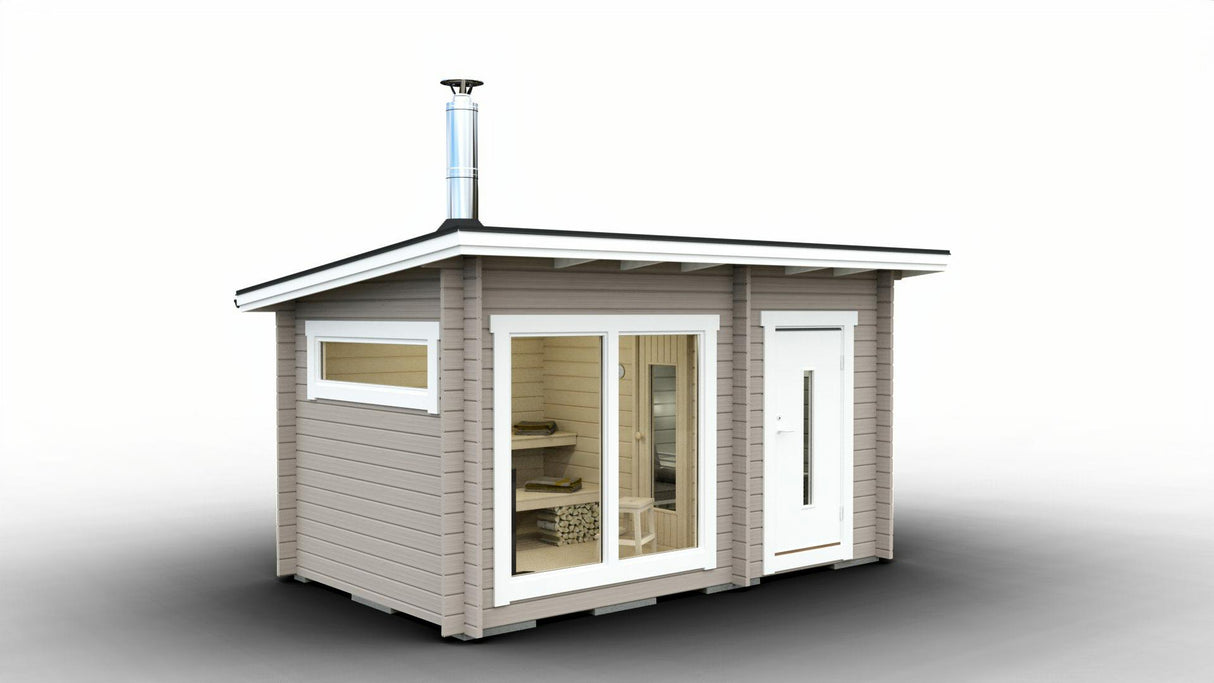 Bastupaket Saxskär Funkis 11 kvm & Harvia 20 Pro