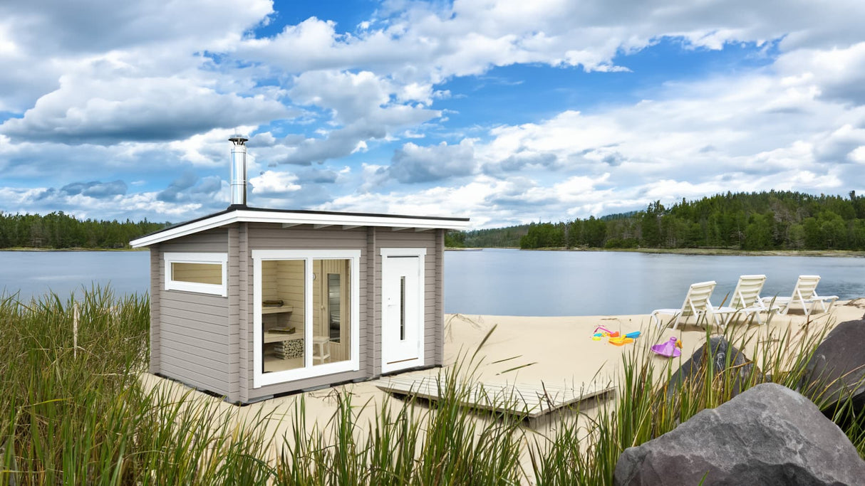 Badstue Saxskær med skråtak 11 kvm