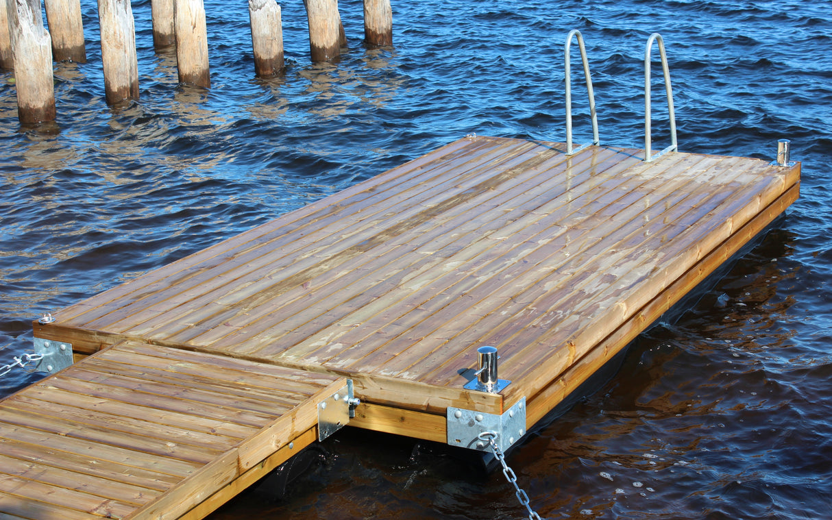 Badbrygga 4m inkl. Landgång 4,2m