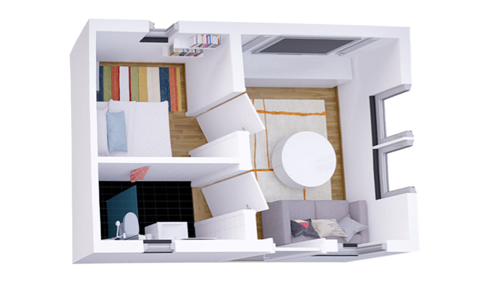 Attefallshus Stenen Funkis 24 kvm