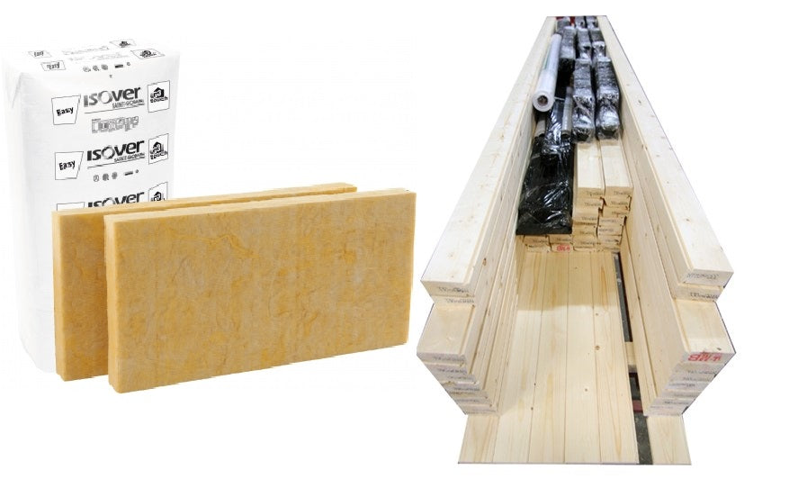 Vägg isolerpaket 45 mm inkl. isolering