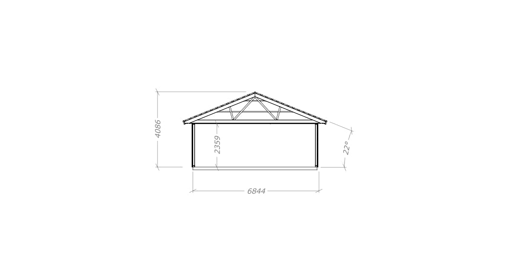 Dubbelgarage Syter 50 kvm