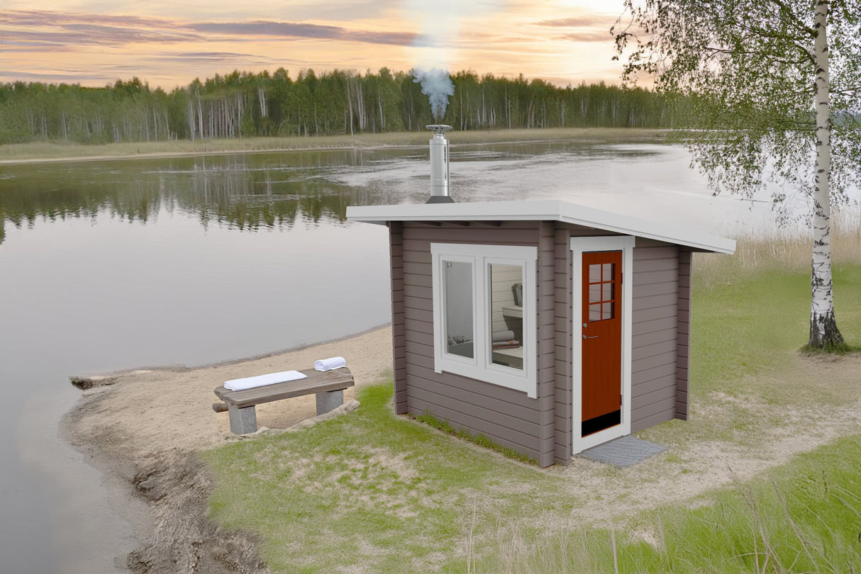 Bastupaket Brändöskär med Bastu Funkis 5 kvm & Harvia 20 Pro