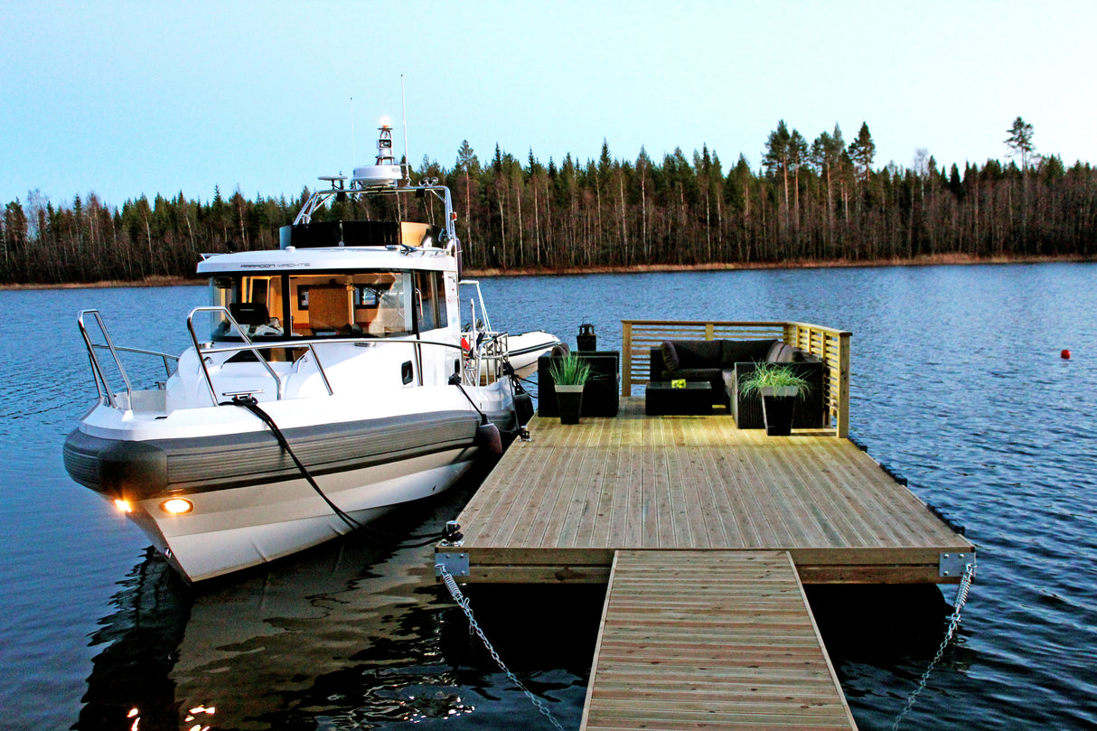 Premiumbrygga 8m med Landgång 4,2m