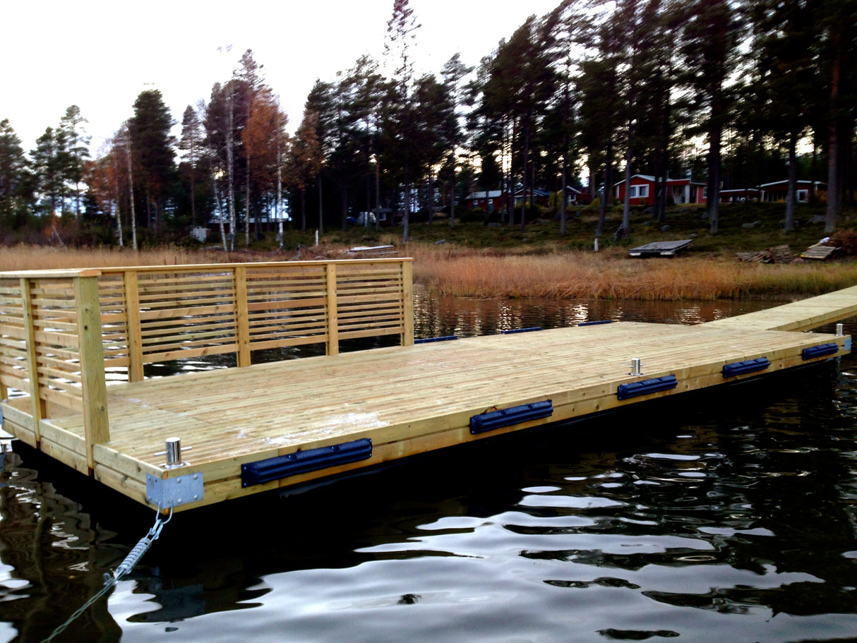 Båtbrygga 8m utan Landgång