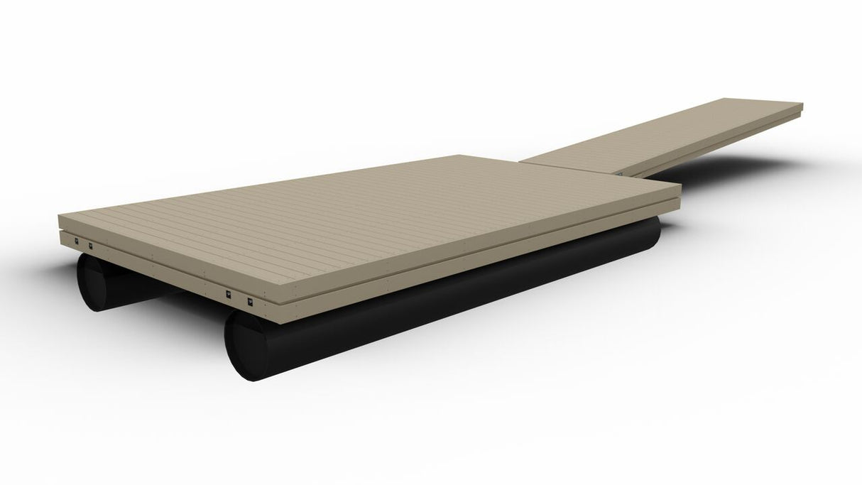 Båtbrygga 6m inkl. Landgång 4,2m