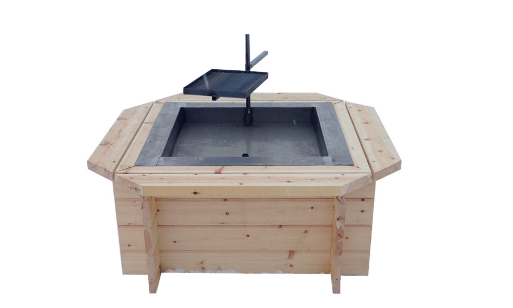 Eldstad Kåpa och rökrör till Grillkåta och Lusthus