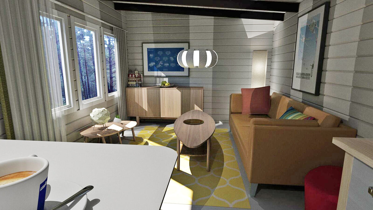 Friggebod Lokatten Funkis 15 kvm