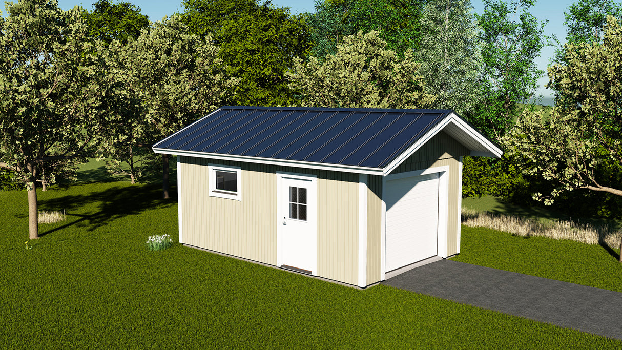 Attefallsgarage Vistas M1 24 kvm