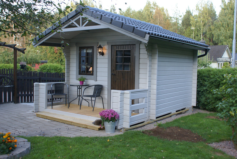 Laftet veranda 4 kvm