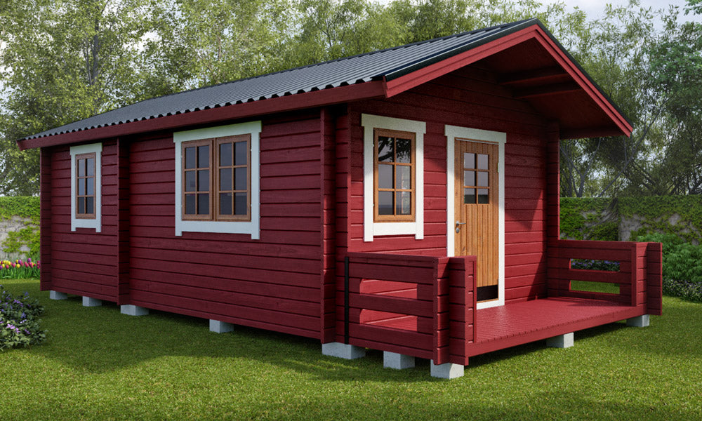 Knutad veranda 5 kvm