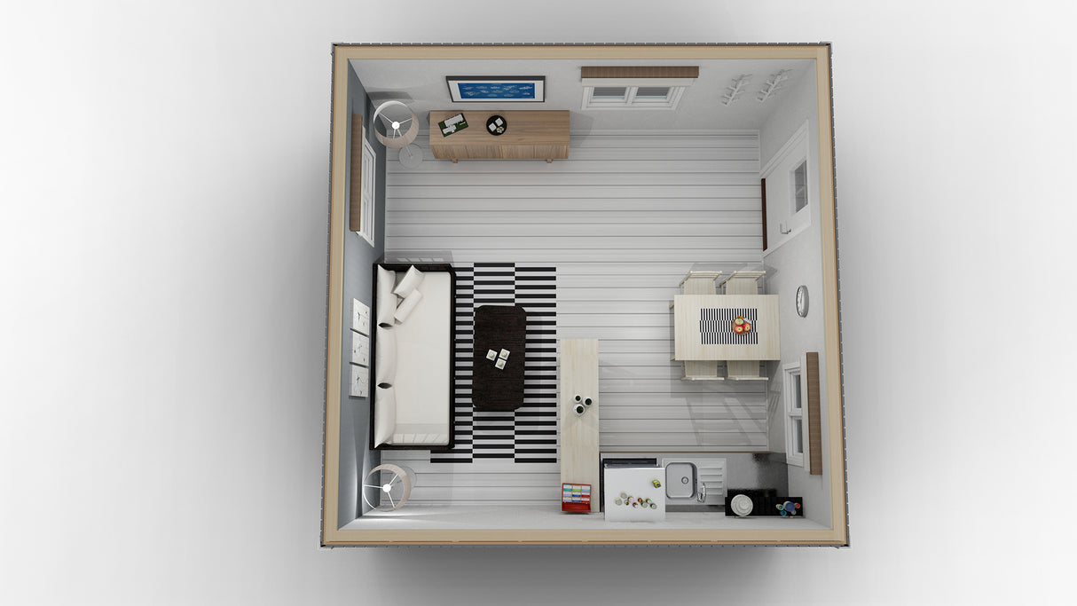 Attefallshus Stensborg M3 24 kvm